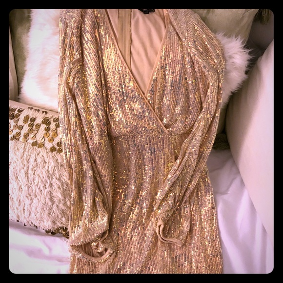 Mini Sequence Dress - Picture 1 of 3